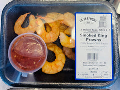 Kiln Smoked Prawns with Sweet Chilli Dip