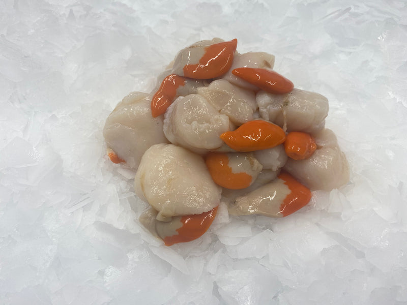 King Scallops With Roe